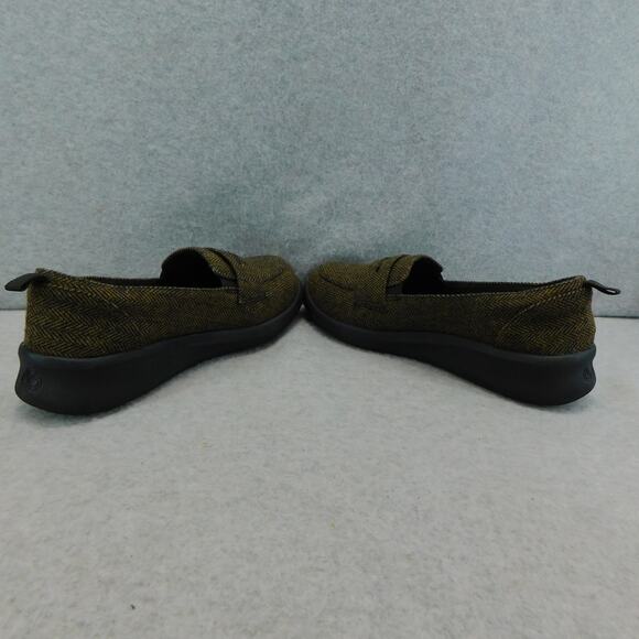 CLOUDSTEPPERS by Clarks Slip-On Loafers Brown Tweed - Size 6.5 Wide - Picture 4 of 9